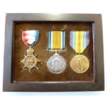 A First World War three-medal Gallipoli group: the Victory and Great War medals engraved 'Capt. J.