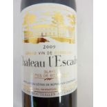 Château l'Escadre - 2009 (12-bottle cardboard case)