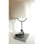 An Italian iGuzzini luminary diapason table lamp with original shade