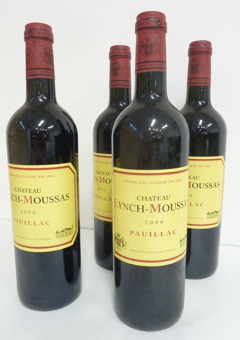 Four bottles of Château Lynch-Moussas 2006