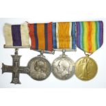 A very interesting First World War Military Cross group of four to Lieut. John 'Jock' Bazley-