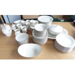A fine 93-piece 12-person Noritake patterned porcelain dinner/tea/service; comprising 16.5cm