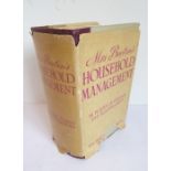 A hardback volume, Mrs Beeton's Household Management, with 16 plates in colour and 350