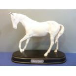 A Beswick horse, 'Spirit of Youth', on plinth