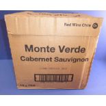 Twelve bottles of 2015 Monte Verde, Valle Central, Cabernet Sauvignon