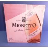 Six bottles of NV Mionetto Prestige Collection extra dry Spumante Rosato