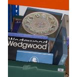 A good selection of boxed Wedgwood collectors' plates including calendar plates, Queen's Ware plates