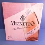 Six bottles of NV Mionetto Prestige Collection extra dry Spumante Rosato