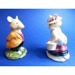 Two 1982 Royal Doulton figures: 'Lord Woodmouse' and 'Lady Woodmouse'