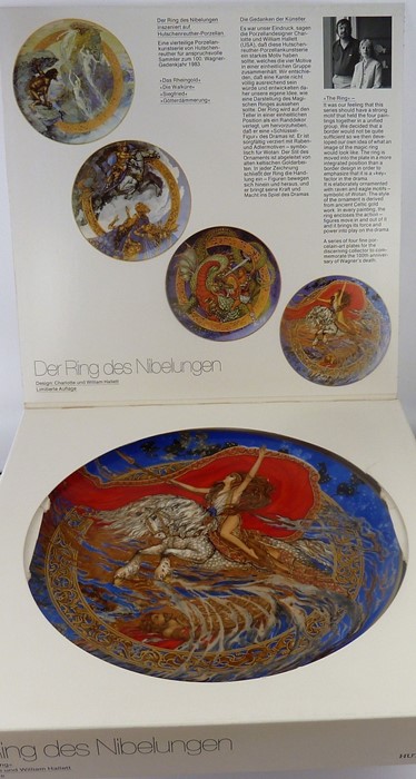 A set of ten (boxed) Hutschenreuther porcelain plates, 'Famous Works of Richard Wagner' - Image 2 of 2