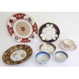A selection of 19th century to late 20th century English porcelain; to include tea bowls and saucers