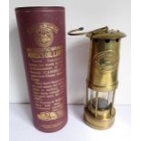 A contemporary E Thomas and Williams miner's lamp, no.155461 (boxed)