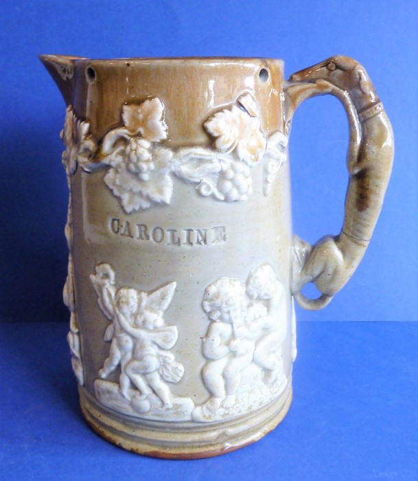 Various ceramics to include a fine quality porcelain cachepot hand-gilded and decorated with flowers - Image 5 of 10