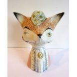 An unusual Beswick fox money box (20cm high)