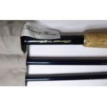 A Thomas & Thomas 'Horizon HS 1409-3' three-piece #9 salmon rod (originally 14 feet, the top-piece