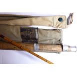 A Hardy 'C.C. de France' (1957) 9-foot (5-6oz) two-piece trout rod (original top piece broken and