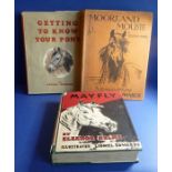 Three volumes; 'Getting to Know Your Pony' by Lionel Edwards, together with 'Moorland Mousie' (The