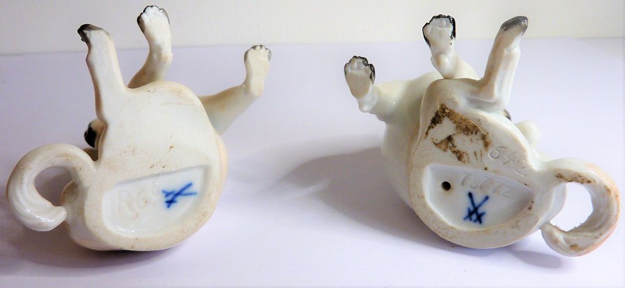 A small selection of mostly late 19th / early 20th century ceramic pugs to include an opposing - Image 20 of 20