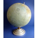 An antique globe by Girard Barrère and Thomas, Paris; probably early 20th century (approximately