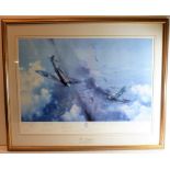 FRANK WOOTTON OBE (20th century); framed and glazed limited edition print (203/350) of Battle over