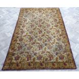 A floral-decorated throw (270cm) (The cost of UK postage via Royal Mail Special Delivery for this