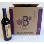A case of twelve Blackstone Winery, California 2016 - Winemaker's Select - Merlot
