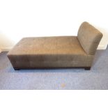 A modern upholstered day bed with head rest (157cm long)