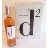 A case of six Coteaux d'Aix en Provence Famille Double 2018 - d2 Rosé