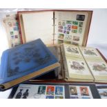 A selection of various stamps (some in albums, loose and mounted) to include a Stanley Gibbons '