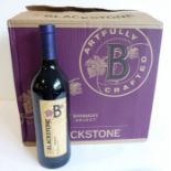 A case of twelve Blackstone Winery, California 2016 - Winemaker's Select - Merlot