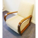 An Art Deco style open armchair (modern)