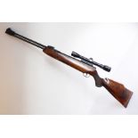A Webley & Scott Ltd Eclipse air rifle, .22 calibre underlever, serial number 000413, fitted with