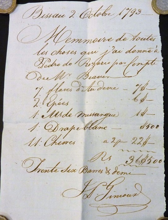 The original working papers of Captain Philip Beaver’s African Memoranda (1805); around 90 - Image 509 of 684