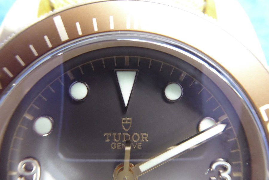 A gentleman's Tudor Heritage Black Bay (Geneva) Bronze chronometer; (model no. 79250BM), fully - Image 11 of 14