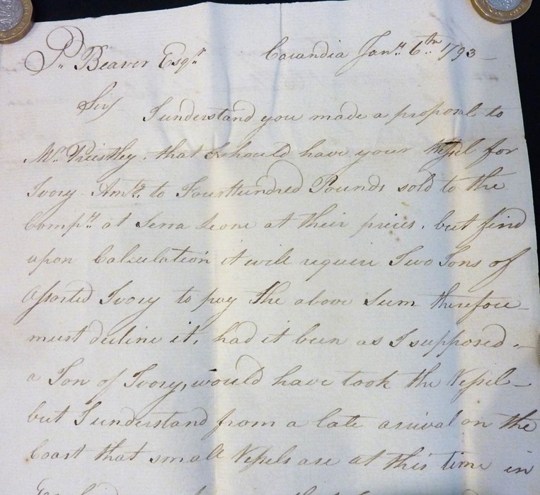 The original working papers of Captain Philip Beaver’s African Memoranda (1805); around 90 - Image 522 of 684