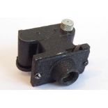 A mid-20th century miniature spy camera (4.5cm wide x 3cm high)