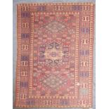 A Turkish rug, probably early 20th century (134cm x 100cm)