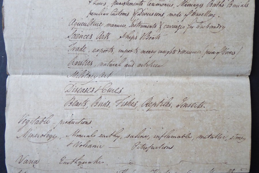 The original working papers of Captain Philip Beaver’s African Memoranda (1805); around 90 - Image 166 of 684