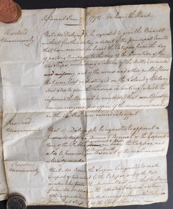 The original working papers of Captain Philip Beaver’s African Memoranda (1805); around 90 - Image 66 of 684