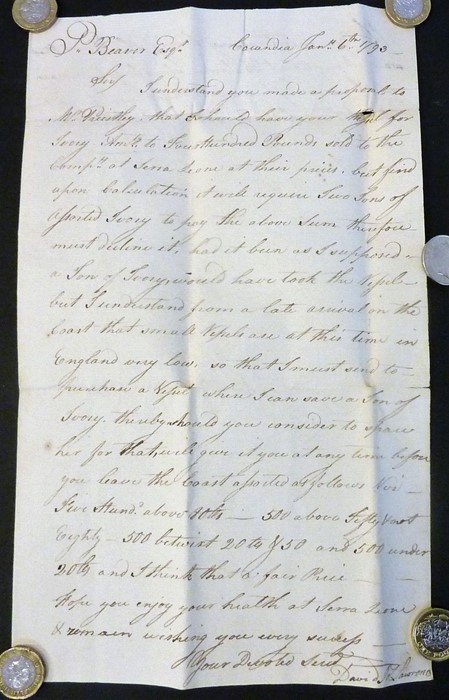 The original working papers of Captain Philip Beaver’s African Memoranda (1805); around 90 - Image 519 of 684