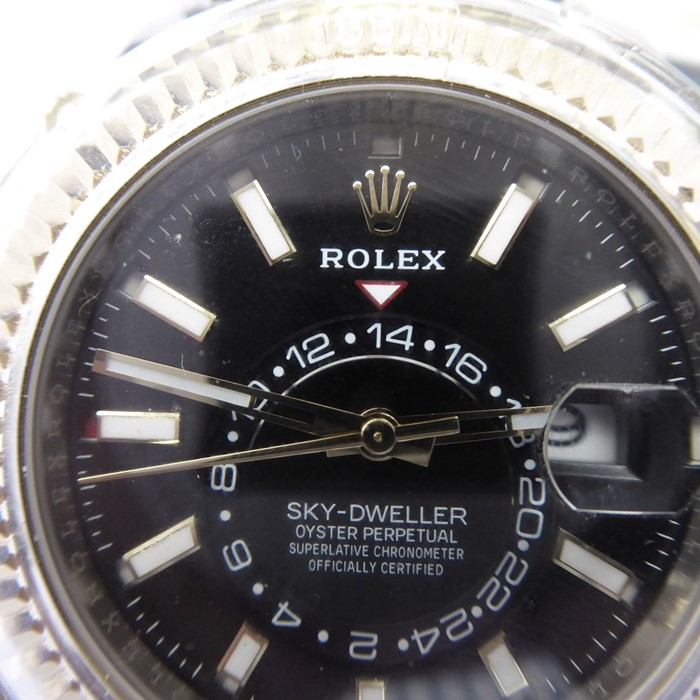 A gentleman's Rolex Oyster Perpetual bi-metal Sky-Dweller (model 326933, Rollasor), purchased new in - Image 3 of 12