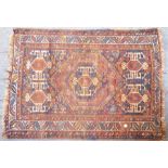 A mid-20th century south-west Persia Shiraz rug (159cm x 110cm)