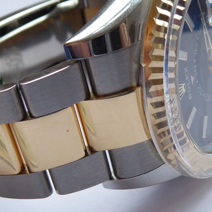 A gentleman's Rolex Oyster Perpetual bi-metal Sky-Dweller (model 326933, Rollasor), purchased new in - Image 6 of 12