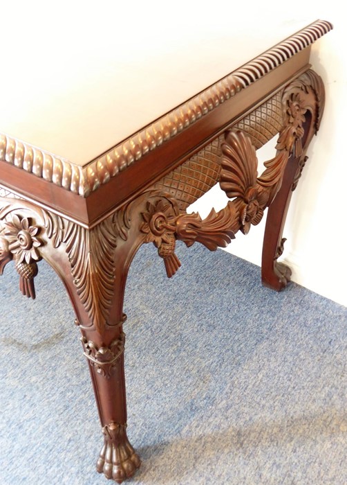 A fine and large 18th century style (later) mahogany serving table made by the Imperial Furniture - Image 3 of 3