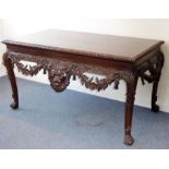 A fine and large 18th century style (later) mahogany serving table made by the Imperial Furniture