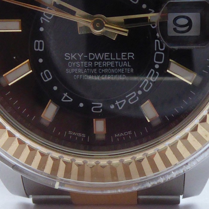 A gentleman's Rolex Oyster Perpetual bi-metal Sky-Dweller (model 326933, Rollasor), purchased new in - Image 11 of 12