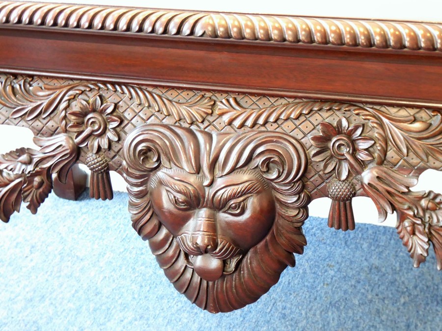 A fine and large 18th century style (later) mahogany serving table made by the Imperial Furniture - Image 2 of 3