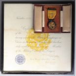 The American Military Order of the Dragon to Captain Charles Walter Tribe, No. 1328, cased and