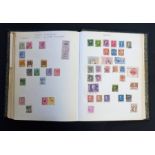 The Utile hinged-leaf album (Stanley Gibbons Ltd, London) containing a variety of worldwide