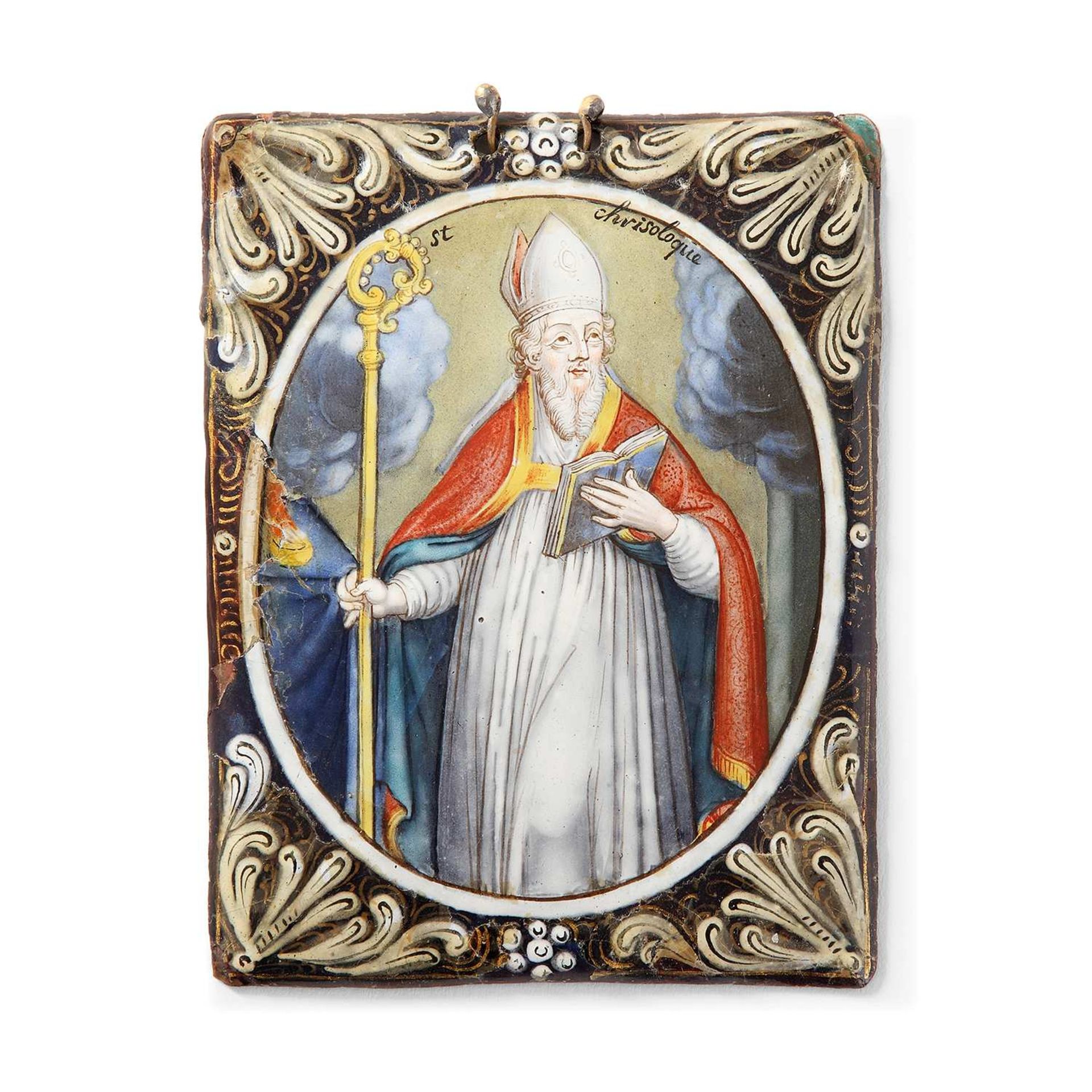 SAINT CHRISOLOQUE, ATTRIBUÉ À JEAN-BAPTISTE NOUAILHER, LIMOGES, CIRCA 1750